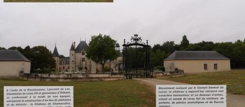 Visite du château de Chamerolles (45 Loiret), août 24