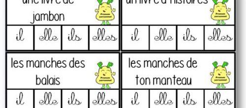 Atelier individuel : Le bon pronom