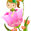 Fille fleurs - réception -