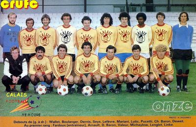 Photo CRUFC .A -  Saison 1981/1982 Division 2