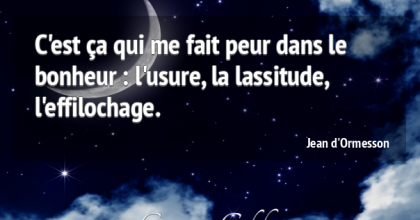 La lassitude 
