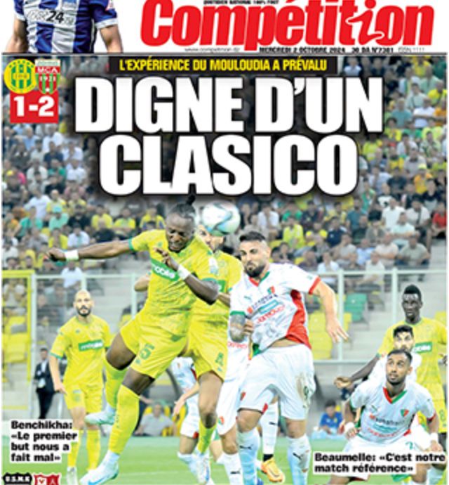 Mardi 1.10.2024 à Tizi-Ouzou Stade 