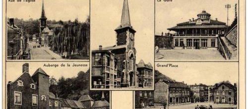 Angleur - carte postale ancienne " souvenir d'Angleur"