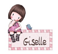 706 - fille assise - signature, gif animé, blinkie