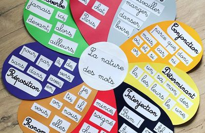Idée pinterest : la fleur des natures de mots