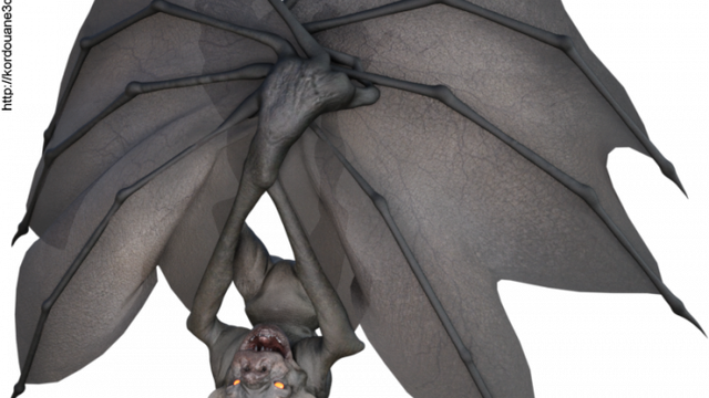 Tube chauve-souris (render-image)
