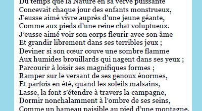 Baudelaire Charles - La géange
