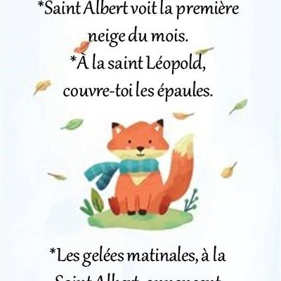 Dictons * Fête Albert * grille prénom ! 