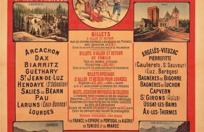 L'arrivée du train à Toulouse : 1856 