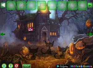 HOG Halloween silhouette forest escape soluce