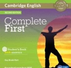 Descarga gratuita de libros electrónicos para itouch COMPLETE FIRST CERTIFICATE FOR SPANISH SPEAKERS STUDENT S BOOK WITH ANSWERS WITH CD-ROM 2ND EDITION MOBI FB2 PDB de  9788483238158