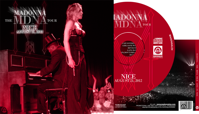 The MDNA Tour - 2012 08 21 - Nice Audio Recording