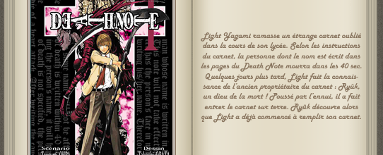 « Death Note : tome 1 » de Tsugumi Ohba & Takeshi Obata