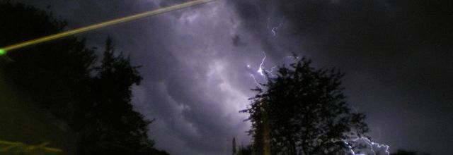 Orage court mais impressionnant