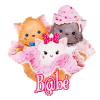 390 Glace aux 3 chatons