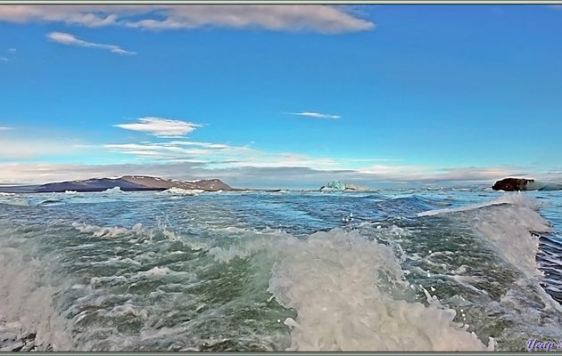 Retour vers le navire en faisant un peu l'école buissonnière - Glacier Negribreen - Spitzberg - Svalbard - Norvège