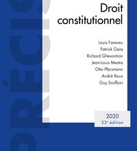 [PDF] Droit constitutionnel by Louis Favoreu, Patrick Gaïa, Richard Ghevontian, Jean-Louis Mestre