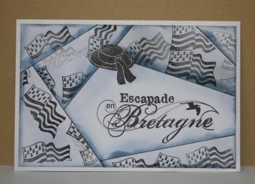 Carte "Escapade en Bretagne / Retiform technique