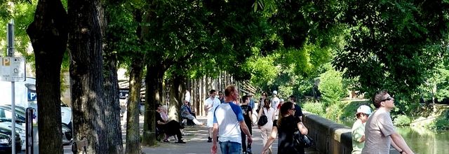 Metz / Le Moulin des Termes dans le quartier des Îles...