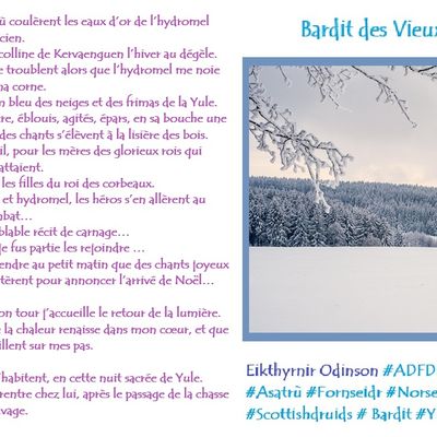 Bardit des vieux Rois pour Yule: