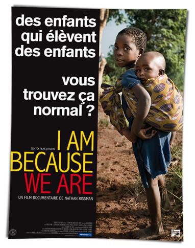 Affiche française du docu I Am Because We Are
