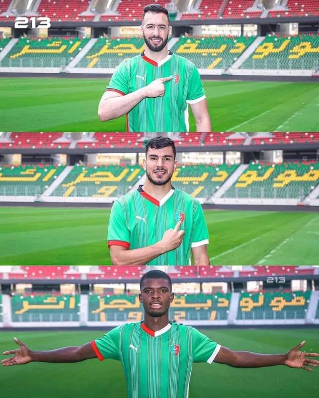 Moussaoui Toufik, Draoui Zakaria et Zunon Kipre au MCA 