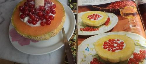 Desserts aux groseilles rouge