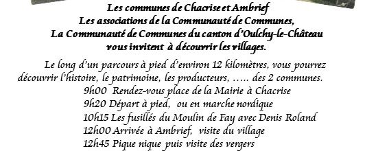 Randonnée Chacrise Ambrief le 11 septembre 2022