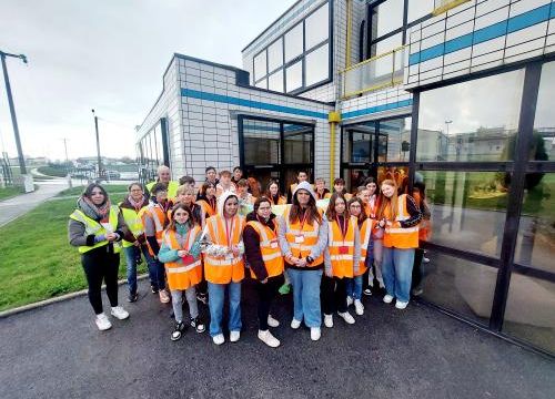 Visite de l'usine la Laïta de Créhen