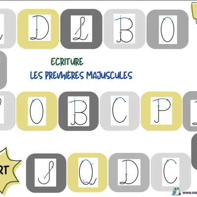 Geste d'écriture : les majuscules