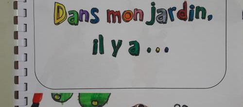 Projet "dans mon jardin, il y a..."