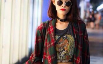 mode fashion skirt plaids