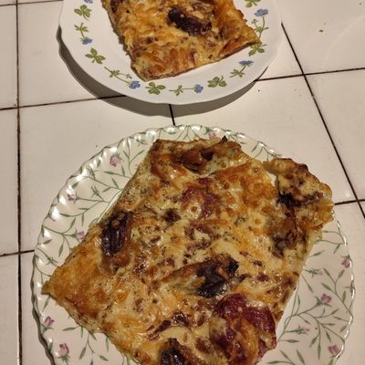 EB -La pizza-crêpe de Pascale...