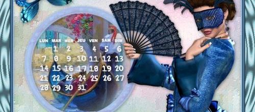 Calendrier du mois de Mars .