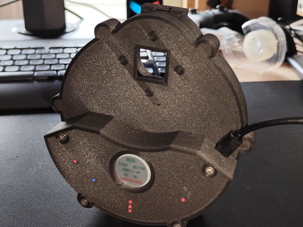 Fabrication d'une roue à filtres motorisée USB