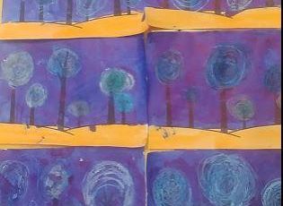 [arts plastiques] arbres d'hiver