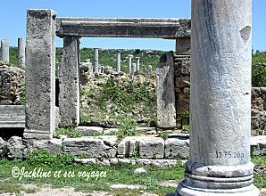Turquie n°15 -Carnets de voyage - Pergé - Aspendos