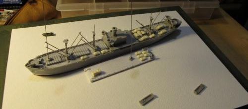 Liberty ship en Normandie