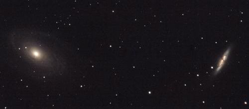 Galaxies M81 et M82 le 27 mai 2020