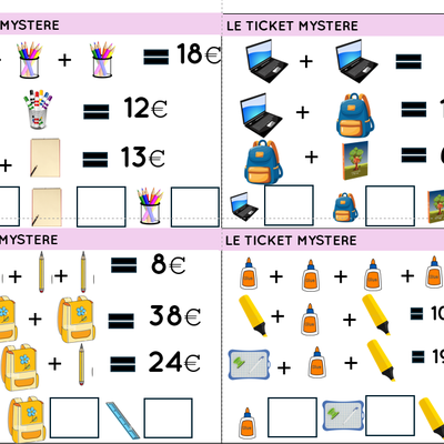 L'algèbre (équation) en CM1 
