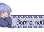 Blinkies Bonne nuit - Violine graphisme