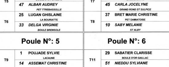 Doublettes mixtes 2011 !!