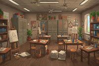  G4K Art Class Boy Escape - games4king