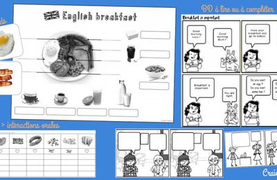 English breakfast - supports et activités CM