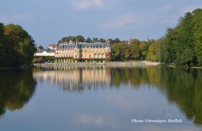 Le château de Rambouillet vu des canaux