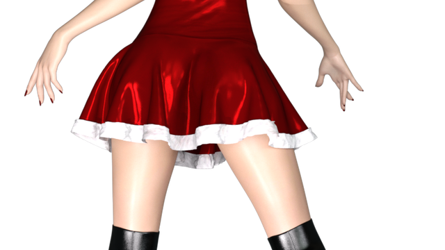 Tube de Mère-Noël sexy (render)