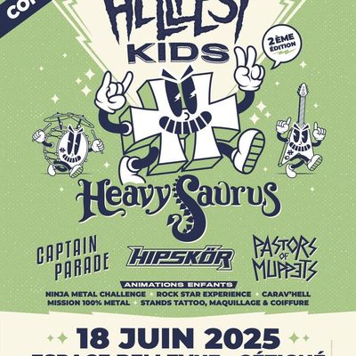 Captain Parade en découverte du Hellfest Kids puis en tournée française