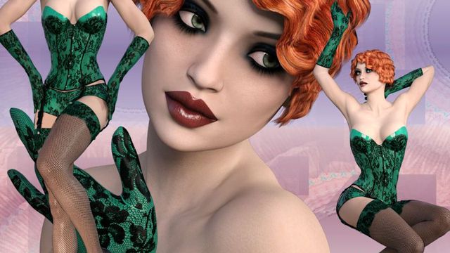 Edwige : Tube femme de charme (png)