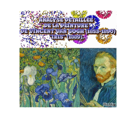 Dessin et peinture - vidéo 4541 : Analyse détaillée du tableau "iris" 1889 de Vincent Van Gogh (1853-1890) - peintres.