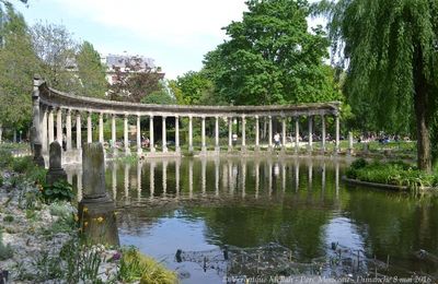 Parc Monceau : La Naumachie et la colonnade